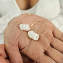 Load image into Gallery viewer, READY TO SHIP Shell Money Earrings - 14k Gold Fill FJD$