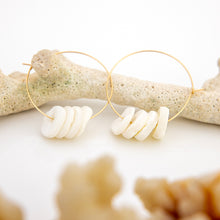 Load image into Gallery viewer, READY TO SHIP Shell Money Earrings - 14k Gold Fill FJD$