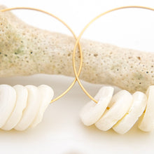 Load image into Gallery viewer, READY TO SHIP Shell Money Earrings - 14k Gold Fill FJD$