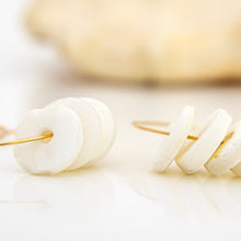 Load image into Gallery viewer, READY TO SHIP Shell Money Earrings - 14k Gold Fill FJD$