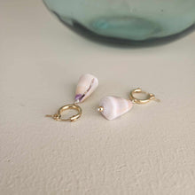 Load image into Gallery viewer, CONTACT US TO RECREATE THIS SOLD OUT STYLE Shell Huggie Earrings - 14k Gold Fill FJD$