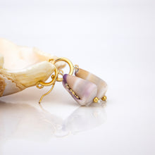Load image into Gallery viewer, CONTACT US TO RECREATE THIS SOLD OUT STYLE Shell Huggie Earrings - 14k Gold Fill FJD$