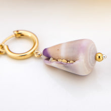 Load image into Gallery viewer, CONTACT US TO RECREATE THIS SOLD OUT STYLE Shell Huggie Earrings - 14k Gold Fill FJD$