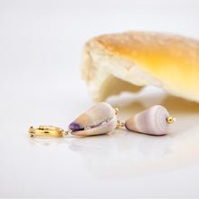 Load image into Gallery viewer, CONTACT US TO RECREATE THIS SOLD OUT STYLE Shell Huggie Earrings - 14k Gold Fill FJD$