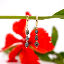 Load image into Gallery viewer, CONTACT US TO RECREATE THIS SOLD OUT STYLE Tahitian Keshi Pearl Huggie Earrings - 14k Gold Fill FJD$