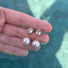 Load image into Gallery viewer, READY TO SHIP Freshwater Pearl Stud Earrings - Gold Plated FJD$