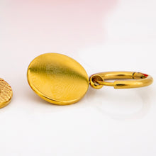 Load image into Gallery viewer, READY TO SHIP Freshwater Pearl Hoop Earrings - Gold Plated FJD$