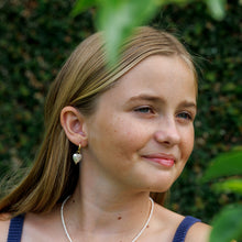 Load image into Gallery viewer, READY TO SHIP Freshwater Pearl Hoop Earrings - Gold Plated FJD$