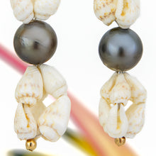 Load image into Gallery viewer, CONTACT US TO RECREATE THIS SOLD OUT STYLE Civa Fiji Pearl & Shell Earrings - 18k Gold Vermeil FJD$