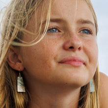 Load image into Gallery viewer, READY TO SHIP Mother of Pearl Earrings - 18k Gold Vermeil FJD$