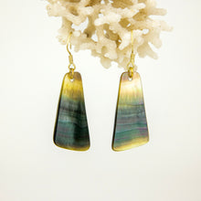 Load image into Gallery viewer, READY TO SHIP Mother of Pearl Earrings - 18k Gold Vermeil FJD$