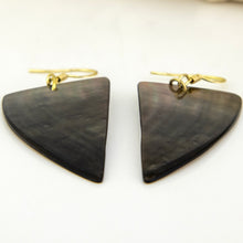 Load image into Gallery viewer, READY TO SHIP Mother of Pearl Earrings - 18k Gold Vermeil FJD$