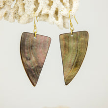 Load image into Gallery viewer, READY TO SHIP Mother of Pearl Earrings - 18k Gold Vermeil FJD$