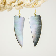 Load image into Gallery viewer, READY TO SHIP Mother of Pearl Earrings - 18k Gold Vermeil FJD$