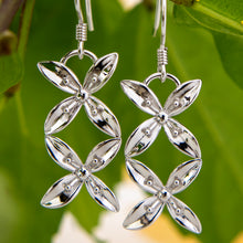 Load image into Gallery viewer, READY TO SHIP Frangipani Bua Earrings - 925 Sterling Silver FJD$