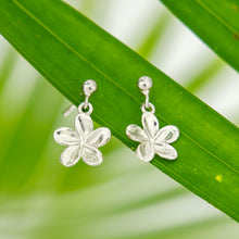 Load image into Gallery viewer, READY TO SHIP Frangipani Stud Earrings - 925 Sterling Silver FJD$