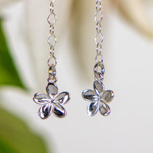 Load image into Gallery viewer, READY TO SHIP Frangipani Charm Drop Earrings - 925 Sterling Silver FJD$