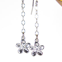 Load image into Gallery viewer, READY TO SHIP Frangipani Charm Drop Earrings - 925 Sterling Silver FJD$