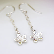 Load image into Gallery viewer, READY TO SHIP Frangipani Charm Drop Earrings - 925 Sterling Silver FJD$