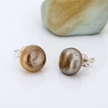 Load image into Gallery viewer, READY TO SHIP - Fiji Pearl Stud Earrings - 925 Sterling Silver FJD$
