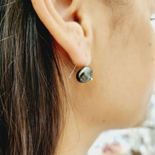 Load image into Gallery viewer, READY TO SHIP - Fiji Pearl Huggie Earrings - 925 Sterling Silver FJD$