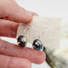 Load image into Gallery viewer, READY TO SHIP - Fiji Pearl Huggie Earrings - 925 Sterling Silver FJD$