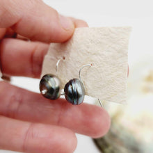 Load image into Gallery viewer, READY TO SHIP - Fiji Pearl Huggie Earrings - 925 Sterling Silver FJD$