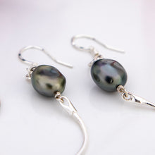 Load image into Gallery viewer, READY TO SHIP Fiji Keshi Pearl Drop Earrings - 925 Sterling Silver FJD$