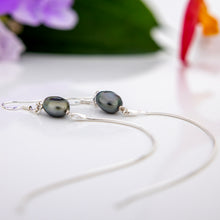 Load image into Gallery viewer, READY TO SHIP Fiji Keshi Pearl Drop Earrings - 925 Sterling Silver FJD$