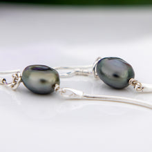 Load image into Gallery viewer, READY TO SHIP Fiji Keshi Pearl Drop Earrings - 925 Sterling Silver FJD$