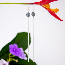Load image into Gallery viewer, READY TO SHIP Fiji Keshi Pearl Drop Earrings - 925 Sterling Silver FJD$