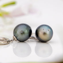 Load image into Gallery viewer, READY TO SHIP Fiji Pearl Huggie Earrings - 925 Sterling Silver FJD$
