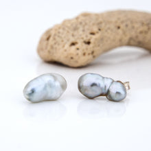 Load image into Gallery viewer, CONTACT US TO RECREATE THIS SOLD OUT STYLE Fiji Keshi Pearl Stud Earrings - 925 Sterling Silver FJD$
