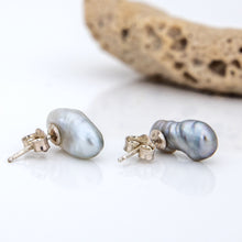 Load image into Gallery viewer, CONTACT US TO RECREATE THIS SOLD OUT STYLE Fiji Keshi Pearl Stud Earrings - 925 Sterling Silver FJD$