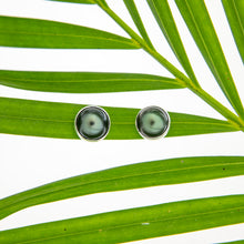 Load image into Gallery viewer, READY TO SHIP Civa Fiji Bezel Set Pearl Stud Earrings - 925 Sterling Silver FJD$