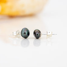 Load image into Gallery viewer, READY TO SHIP Fiji Keshi Pearl Stud Earrings - 925 Sterling Silver FJD$