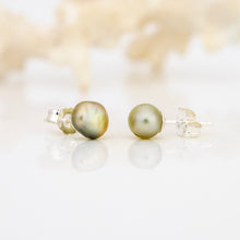 Load image into Gallery viewer, READY TO SHIP Fiji Keshi Pearl Stud Earrings - 925 Sterling Silver FJD$