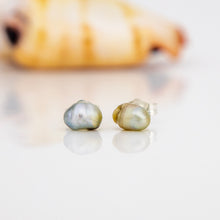 Load image into Gallery viewer, READY TO SHIP Fiji Keshi Pearl Stud Earrings - 925 Sterling Silver FJD$
