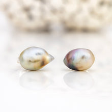 Load image into Gallery viewer, READY TO SHIP Fiji Keshi Pearl Stud Earrings - 925 Sterling Silver FJD$