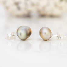 Load image into Gallery viewer, READY TO SHIP Fiji Keshi Pearl Stud Earrings - 925 Sterling Silver FJD$