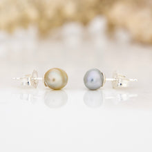 Load image into Gallery viewer, READY TO SHIP Fiji Keshi Pearl Stud Earrings - 925 Sterling Silver FJD$