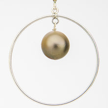 Load image into Gallery viewer, READY TO SHIP Civa Fiji Saltwater Pearl Hoop Earrings - 925 Sterling Silver FJD$