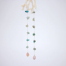 Load image into Gallery viewer, READY TO SHIP Freshwater Pearl & Mixed Stone Drop Earrings - 925 Sterling Silver FJD$