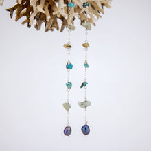 Load image into Gallery viewer, CONTACT US TO RECREATE THIS SOLD OUT STYLE Freshwater Pearl & Mixed Stone Drop Earrings - 925 Sterling Silver FJD$
