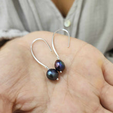 Load image into Gallery viewer, READY TO SHIP Freshwater Pearl Drop Earrings - 925 Sterling Silver FJD$
