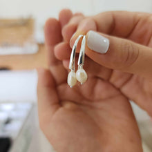 Load image into Gallery viewer, READY TO SHIP Freshwater Pearl Drop Earrings - 925 Sterling Silver FJD$