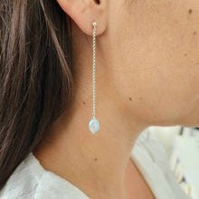 Load image into Gallery viewer, READY TO SHIP Freshwater Pearl Stud Drop Earrings - 925 Sterling Silver FJD$