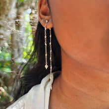 Load image into Gallery viewer, READY TO SHIP - Freshwater Pearl Stud Drop Earrings - 925 Sterling Silver FJD$