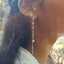 Load image into Gallery viewer, READY TO SHIP - Freshwater Pearl Stud Drop Earrings - 925 Sterling Silver FJD$