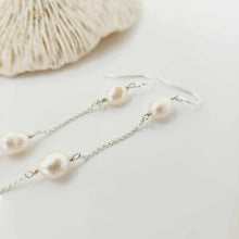 Load image into Gallery viewer, READY TO SHIP Freshwater Pearl Drop Earrings - 925 Sterling Silver FJD$